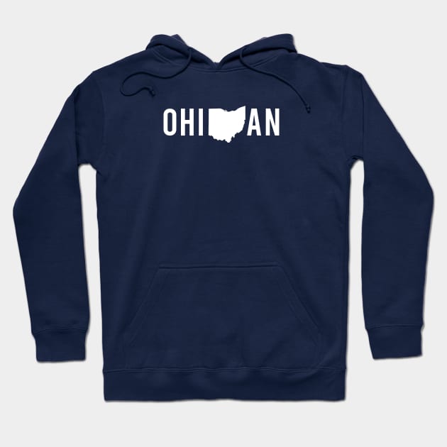 Proud Ohioan, Midwest Pride in Ohio State Hoodie by GreatLakesLocals